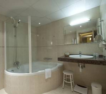 Bathroom at Apartments Sant Moritz