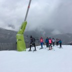 Skimo race in La Serra blue slope of Pal