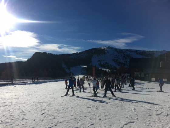 The slopes are busier due to New Year's eve holidays
