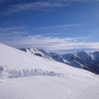 View from the top of the freeride area - 26/2/2011