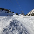 Great conditions in the red slope Estadi