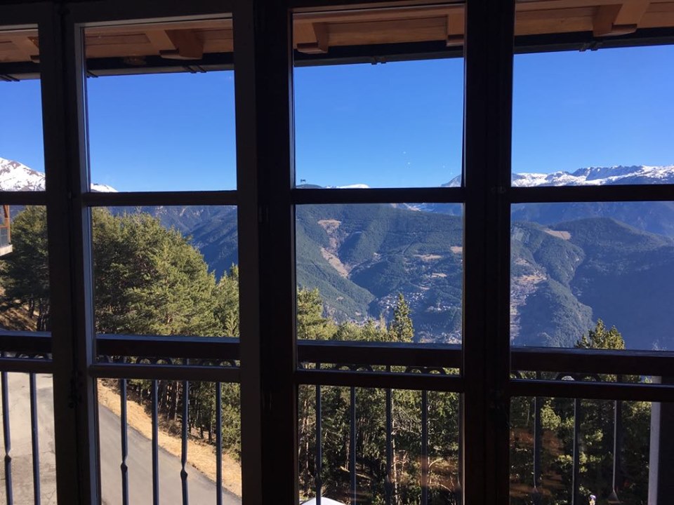 View from restaurant Rustic at the gondola base station