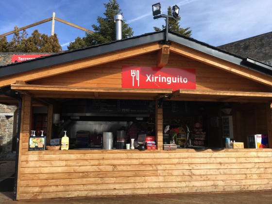 Xiringuito is a great place for lunch break in Pal, and they accept the Vallnord lunch vouchers!