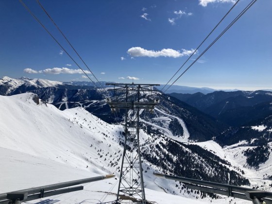 The connection between Pal and Arinsal was open today