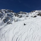 So many marks on the freeride area of Creussans
