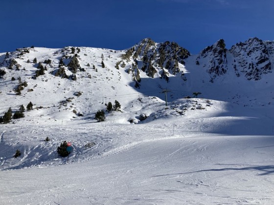 The view of L Abarsetar chairlift