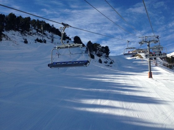 View from the chairlift
