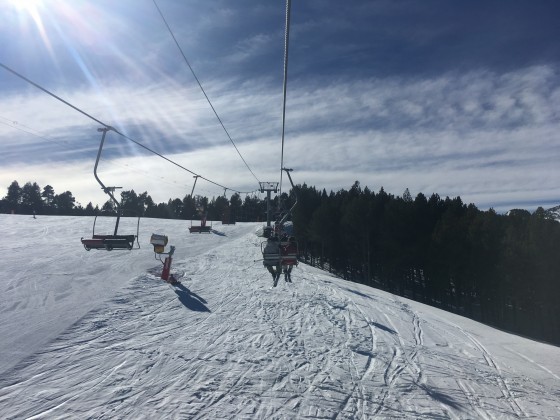 La Caubella chairlift is perfect for beginners