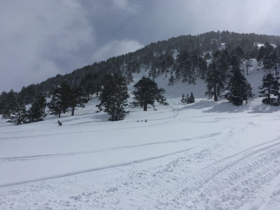 The off-piste next to L'Abarsetar was stunning