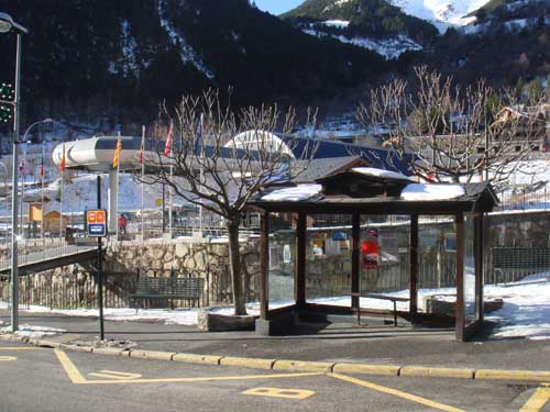 Bus Stop at the Gondola