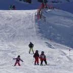 The little ones love skiing as well!