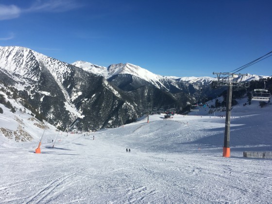 View from Les Fonts blue run
