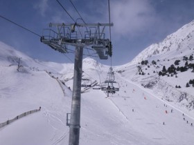 View from the Les Fonts chairlift - 1/3/2011