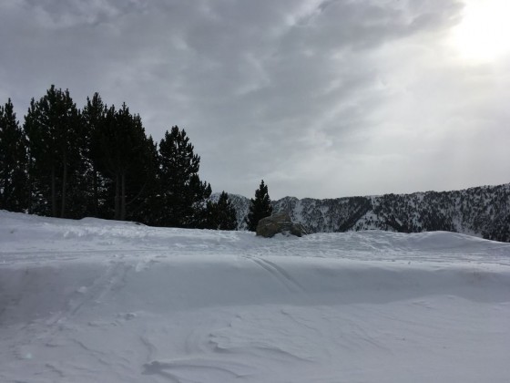 Powder snow everywhere on the mountains of Pal Arinsal