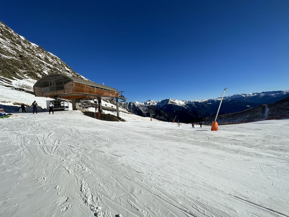 16th December - top of Les Fonts chairlift