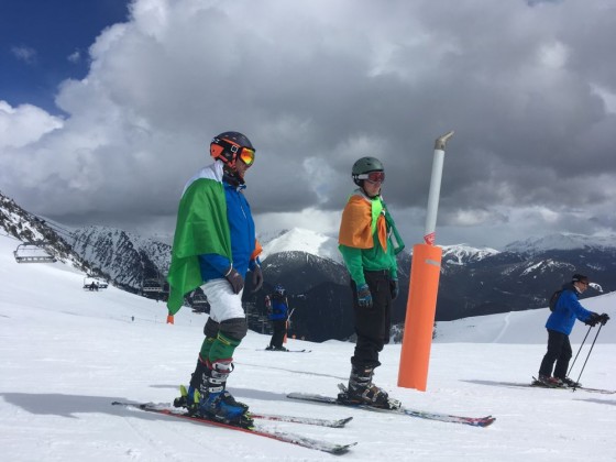 St Patrick Day is even more fun on the slopes of Arinsal