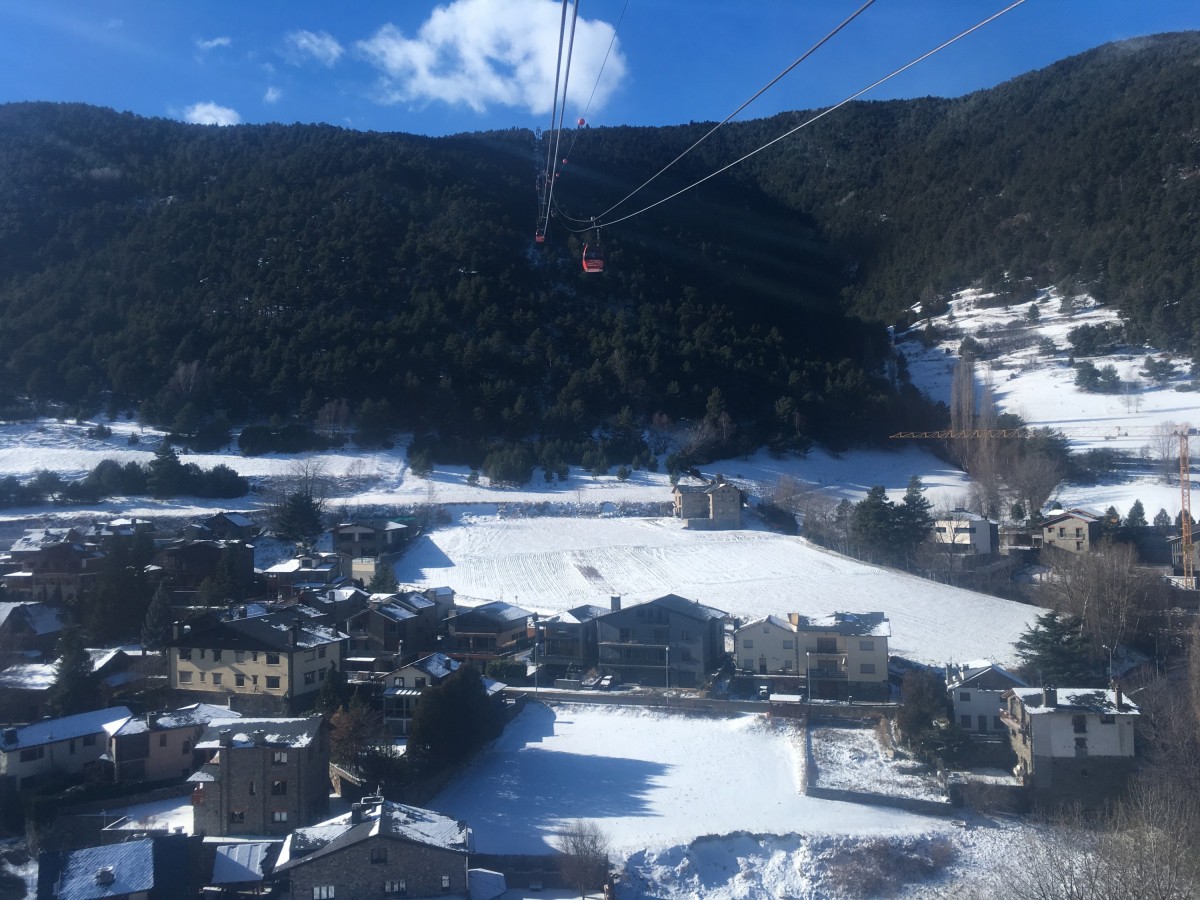 The view from La Massana gondola