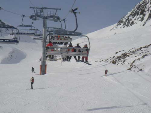View From Les Fonts Chair Lift