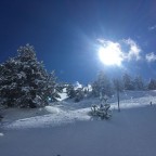 The sun was strong today on the slopes of Arcalis