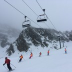 School group skiing La Portella del Mig