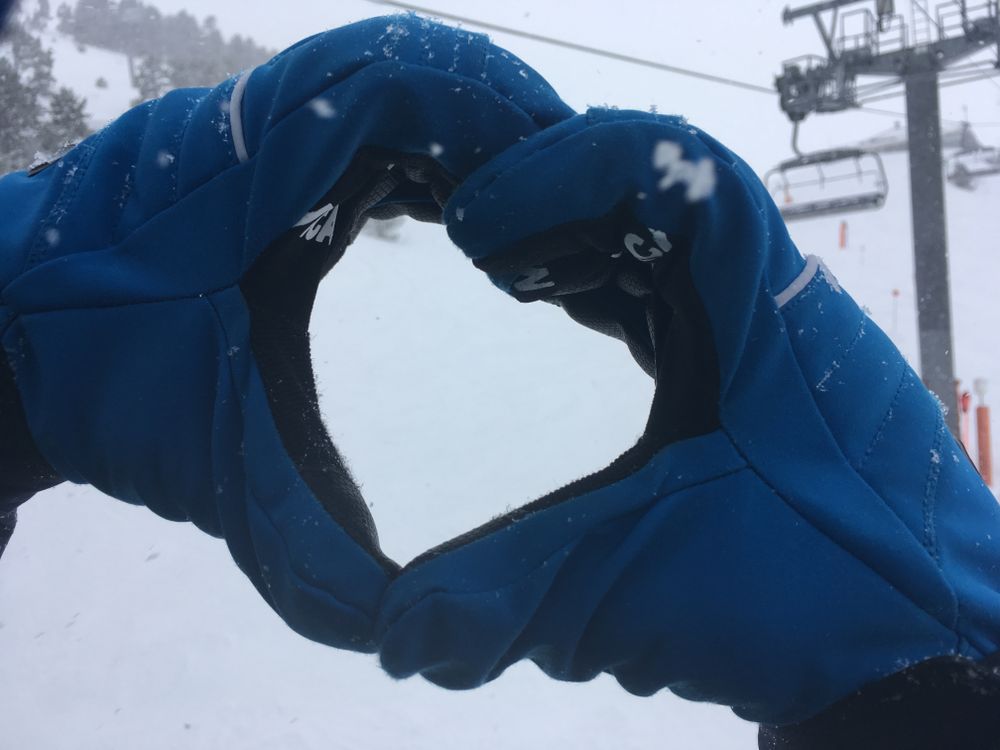 We are in love with fresh snow!