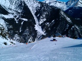 Great weather in Arinsal 31/01/13