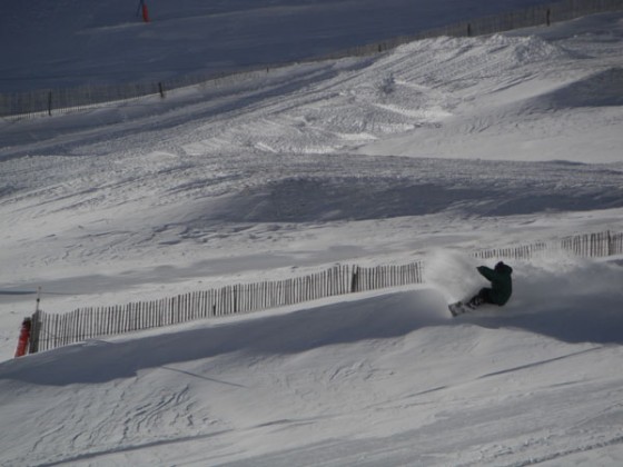 Snowboarder in the powder - 06/12/2012