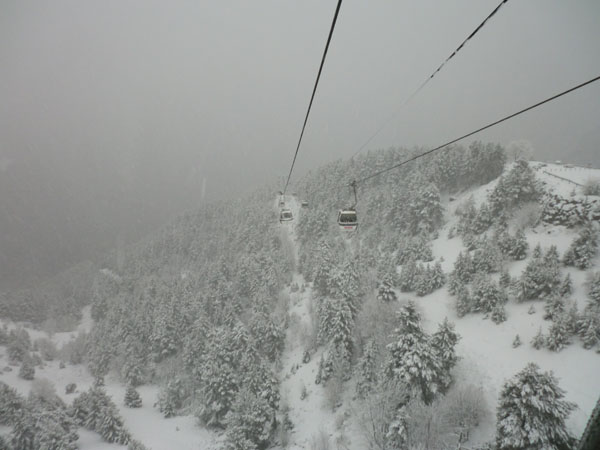 View from the gondola looking down - 21/03