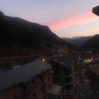 Beautiful mountain sunsets from the town of Arinsal
