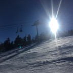 Sunny view from Cubil chairlift