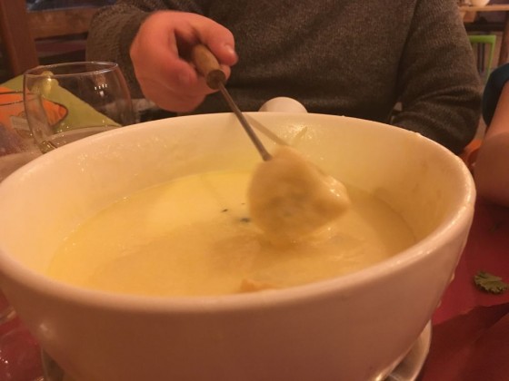 The cheese fondue was amazing