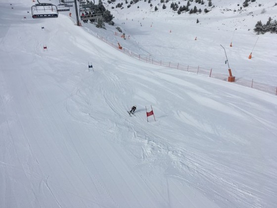 The Andorran Ski Federation held this junior competition today