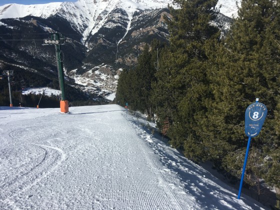 Els Avets is one of our favourite blue runs, always quiet