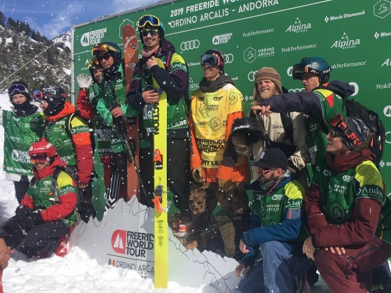 Some of the ski men participants of the FWT2019