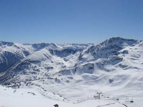 View From TheTop Of Creussans Chair Lift