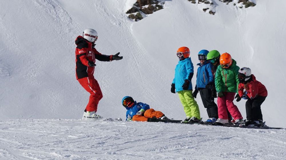 Skiing is not only for adults, children also have so much fun on the slopes