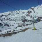 Arcalis - great views from the chair lift