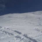 Tracks in the powder