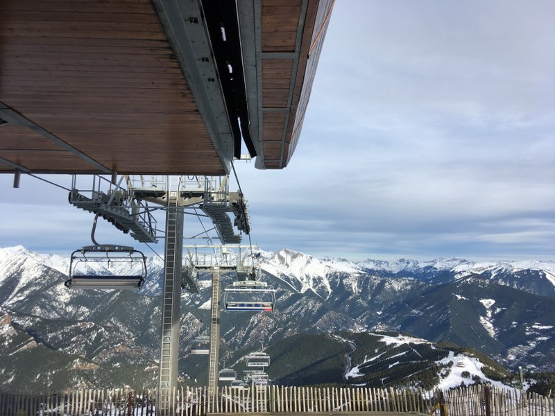The view from Cubil chairlift