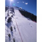 Slalom course, located on the Poselletes run - 1/2/2011