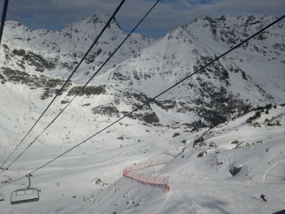 Stunning view from La Coma chairlift