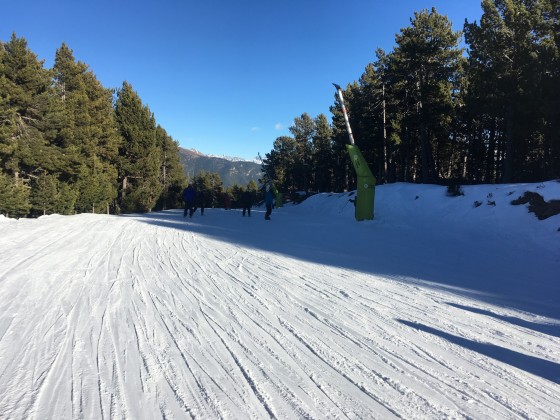 La Serra is one of the favourite slopes for beginners in Pal