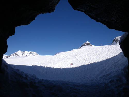 View from inside the Arcalis cave - 10/3/2011