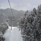 Snowy gondola trip 02/02