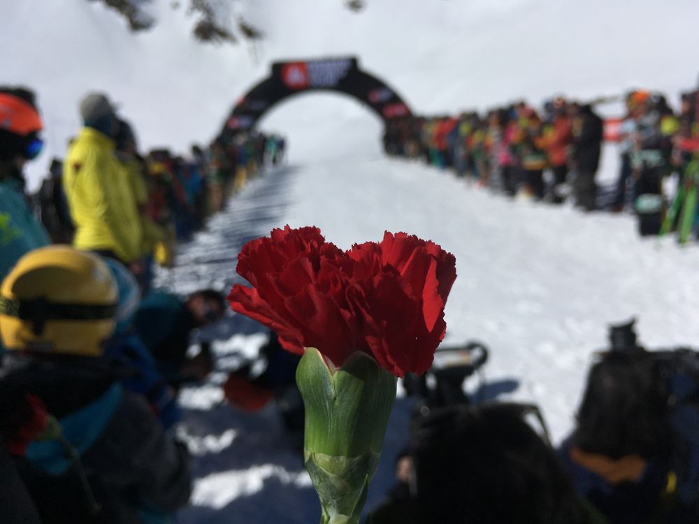 Tribute to Borja during the FWT 2018