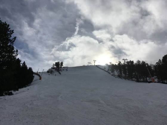 Powder snow quality in Coll de La Botella today