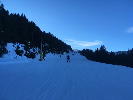 Blue slope La Serra in Pal