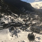 The town of Arinsal was buried in snow