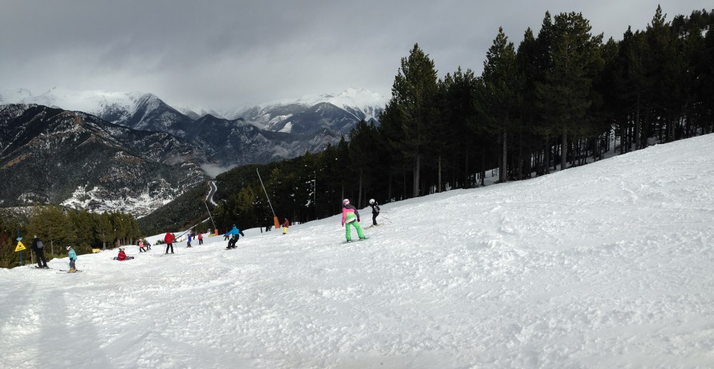 Nice wide slopes in Pal