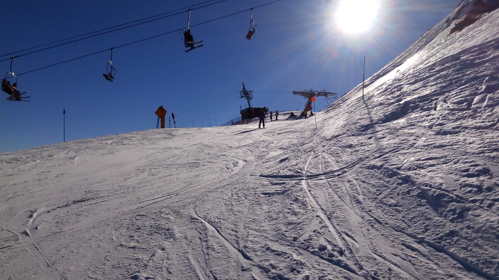 Stuning view of Port Negre chairlift